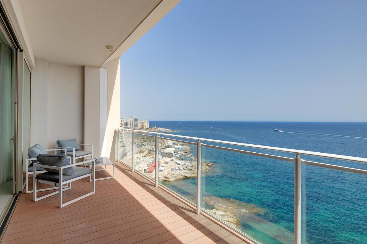 Super Luxury Apartment In Tigne Point, Amazing Sea Views 슬리에마 외부 사진
