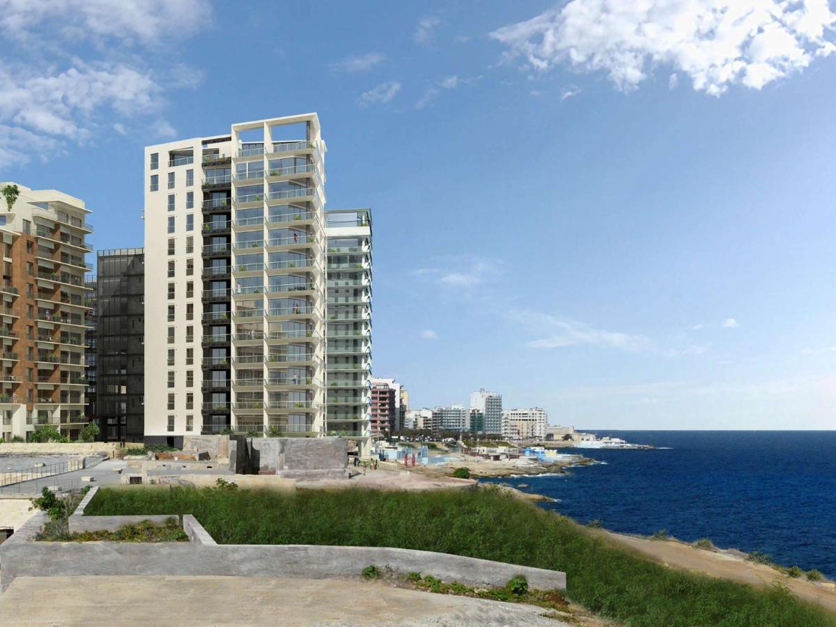 Super Luxury Apartment In Tigne Point, Amazing Sea Views 슬리에마 외부 사진